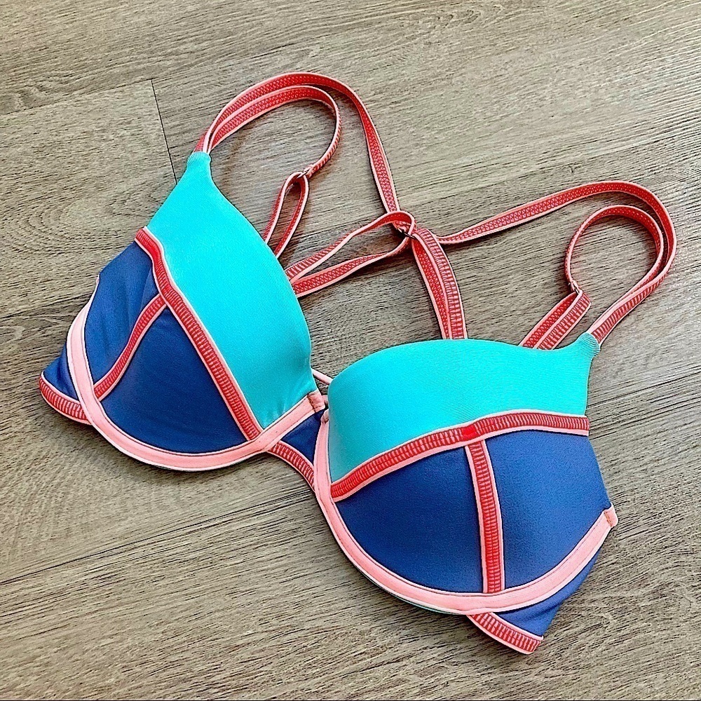 Maaji Colorblock Underwire Bikini Top Medium